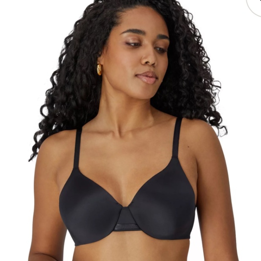 Bali Black DF3W11 One Smooth U Underwire Bra NEW 38DD